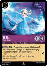Elsa - Storm Chaser - Ursula's Return - Disney Lorcana card