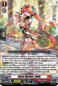 Blaze Maiden, Cindi - D Promo Cards - Cardfight Vanguard card