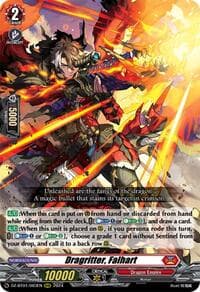 Dragritter, Falhart - DZ-BT01: Fated Clash - Cardfight Vanguard card