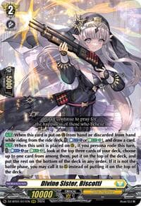 Divine Sister, Biscotti - DZ-BT01: Fated Clash - Cardfight Vanguard card