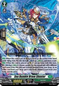 Sea Rumble Brave Shooter - DZ-BT01: Fated Clash - Cardfight Vanguard card