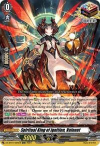 Spiritual King of Ignition, Valnout (ORR) - DZ-BT01: Fated Clash - Cardfight Vanguard card