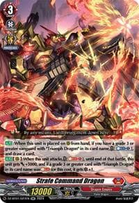 Strafe Command Dragon - DZ-BT01: Fated Clash - Cardfight Vanguard card