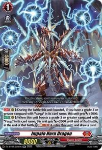 Impale Horn Dragon - DZ-BT01: Fated Clash - Cardfight Vanguard card