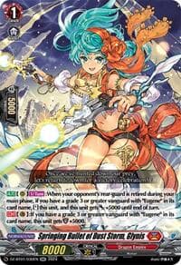 Springing Bullet of Dust Storm, Glynis - DZ-BT01: Fated Clash - Cardfight Vanguard card