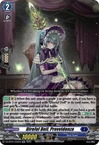 Direful Doll, Provvidenza - DZ-BT01: Fated Clash - Cardfight Vanguard card