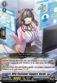Blitz Customer Support, Kurde - DZ-BT01: Fated Clash - Cardfight Vanguard card
