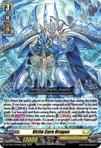 Virile Core Dragon - DZ-BT01: Fated Clash - Cardfight Vanguard card