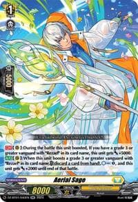 Aerial Sage - DZ-BT01: Fated Clash - Cardfight Vanguard card