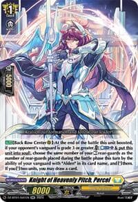 Knight of Heavenly Pitch, Percel - DZ-BT01: Fated Clash - Cardfight Vanguard card