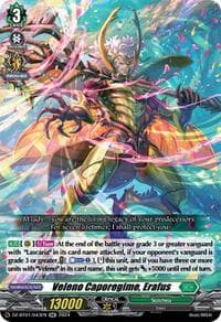 Veleno Caporegime, Erafus - DZ-BT01: Fated Clash - Cardfight Vanguard card