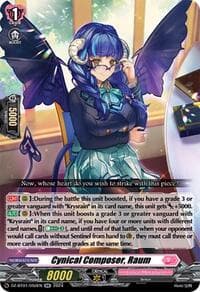 Cynical Composer, Raum - DZ-BT01: Fated Clash - Cardfight Vanguard card