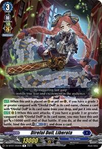 Direful Doll, Liberata - DZ-BT01: Fated Clash - Cardfight Vanguard card