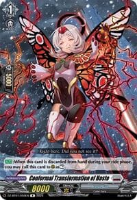 Conformal Transformation of Haste - DZ-BT01: Fated Clash - Cardfight Vanguard card