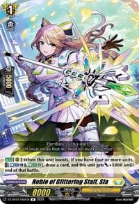 Noble of Glittering Staff, Sia - DZ-BT01: Fated Clash - Cardfight Vanguard card