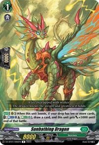 Sunbathing Dragon - DZ-BT01: Fated Clash - Cardfight Vanguard card