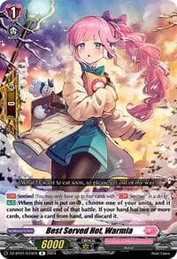 Best Served Hot, Warmia - DZ-BT01: Fated Clash - Cardfight Vanguard card