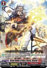 Brave Bullet of Dust Storm, Conrad - DZ-BT01: Fated Clash - Cardfight Vanguard card