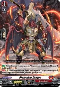 Blazembar Dragon - DZ-BT01: Fated Clash - Cardfight Vanguard card