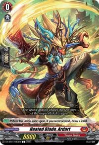 Heated Blade, Ardart - DZ-BT01: Fated Clash - Cardfight Vanguard card
