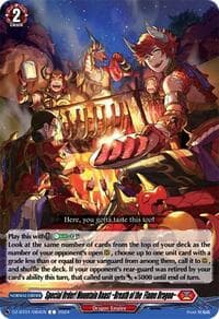 Special Order! Mountain Roast ~Breath of the Flame Dragon~ - DZ-BT01: Fated Clash - Cardfight Vanguard card