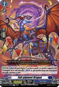 Full-pigment Dragon - DZ-BT01: Fated Clash - Cardfight Vanguard card