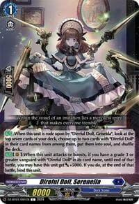 Direful Doll, Serenella - DZ-BT01: Fated Clash - Cardfight Vanguard card