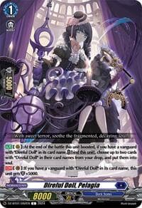 Direful Doll, Pelagia - DZ-BT01: Fated Clash - Cardfight Vanguard card