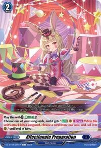 Affectionate Preparation - DZ-BT01: Fated Clash - Cardfight Vanguard card