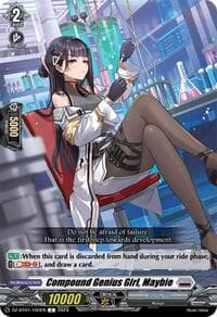 Compound Genius Girl, Maybie - DZ-BT01: Fated Clash - Cardfight Vanguard card