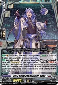 Blitz Head Researcher, Uber - DZ-BT01: Fated Clash - Cardfight Vanguard card