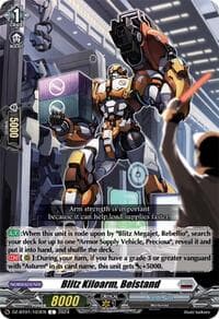 Blitz Kiloarm, Beistand - DZ-BT01: Fated Clash - Cardfight Vanguard card