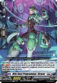 Blitz Best Programmer, Strazer - DZ-BT01: Fated Clash - Cardfight Vanguard card