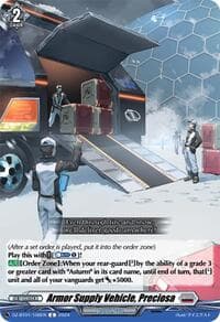 Armor Supply Vehicle, Preciosa - DZ-BT01: Fated Clash - Cardfight Vanguard card