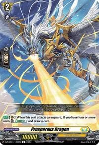 Prosperous Dragon - DZ-BT01: Fated Clash - Cardfight Vanguard card
