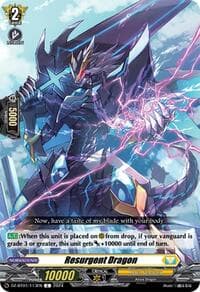 Resurgent Dragon - DZ-BT01: Fated Clash - Cardfight Vanguard card