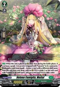 Veleno Famiglia, Melial - DZ-BT01: Fated Clash - Cardfight Vanguard card