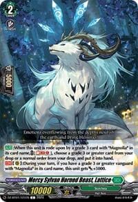 Mercy Sylvan Horned Beast, Lattice - DZ-BT01: Fated Clash - Cardfight Vanguard card