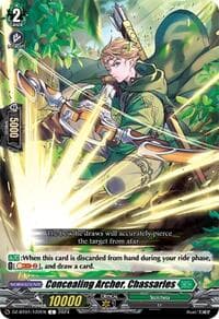 Concealing Archer, Chassarles - DZ-BT01: Fated Clash - Cardfight Vanguard card