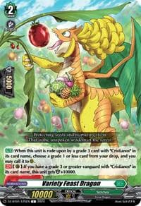 Variety Feast Dragon - DZ-BT01: Fated Clash - Cardfight Vanguard card