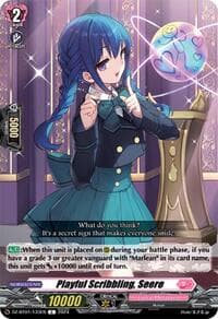 Playful Scribbling, Seere - DZ-BT01: Fated Clash - Cardfight Vanguard card