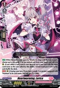 Heartwarming, Lorica - DZ-BT01: Fated Clash - Cardfight Vanguard card
