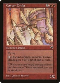 Canyon Drake - Tempest - Magic: The Gathering card