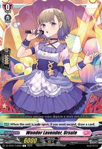 Wonder Lavender, Ursule - DZ-BT01: Fated Clash - Cardfight Vanguard card