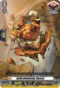 Earth Elemental, Garara - DZ-BT01: Fated Clash - Cardfight Vanguard card