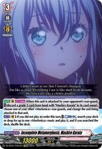 Incomplete Metamorphosis, Mashiro Kurata (EXRRR) - DZ-BT01: Fated Clash - Cardfight Vanguard card
