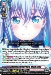 Symphonic Illusionary World, Mashiro Kurata (EXRRR) - DZ-BT01: Fated Clash - Cardfight Vanguard card