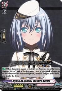 Myself as Special, Mashiro Kurata (EXC) - DZ-BT01: Fated Clash - Cardfight Vanguard card