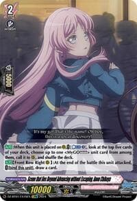 Scene that lies Beyond Advancing without Escaping, Anon Chihaya (EXRRR) - DZ-BT01: Fated Clash - Cardfight Vanguard card