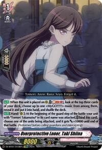 Overprotective Loner, Taki Shiina (EXRRR) - DZ-BT01: Fated Clash - Cardfight Vanguard card